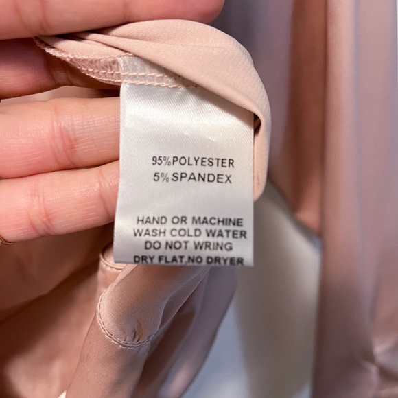 M Boutique Satin Wrap Blouse - Picture 4 of 4